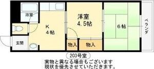 パールハイツの間取り画像