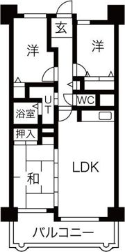 サワー・ドゥ住之江公園の間取り画像