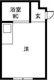 浜口エコーハイツの間取り画像