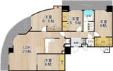フェルザ住之江公園（旧:住之江フタバビル）の間取り画像