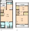 レトロハウス西住之江の間取り画像