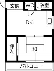 オーティーハイツ東住吉の間取り画像