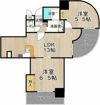 フェルザ住之江公園（旧:住之江フタバビル）の間取り画像