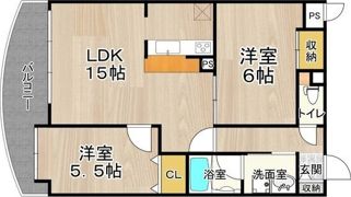 フェルザ住之江公園（旧:住之江フタバビル）の間取り画像