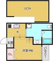 リアージュ住之江舎の間取り画像