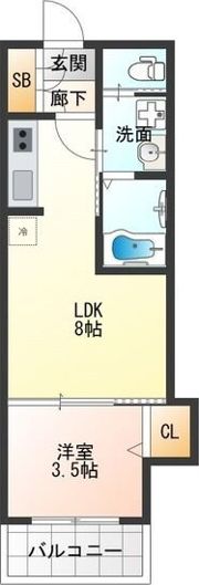 H-maison東住吉IIIの間取り画像