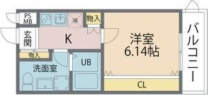 ブライト東住吉の間取り画像