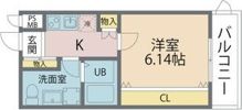 ブライト東住吉の間取り画像