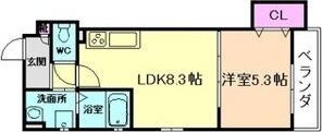クリエオーレ山王の間取り画像
