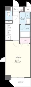 コンフォート弁天の間取り画像
