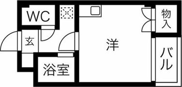 ナニワIII番館の間取り画像