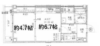 GARDENIA天王寺南の間取り画像