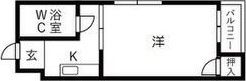 エルパラッツォ玉出（メゾン美也パートII）の間取り画像