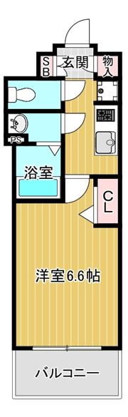 レシオス大阪城北詰の間取り画像