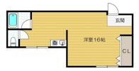 コーポはぎの間取り画像