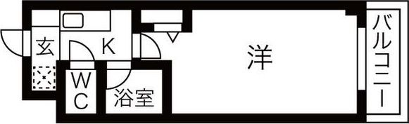 プルメリア玉出の間取り画像