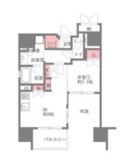 ソルティア大手前 404号室の間取り画像