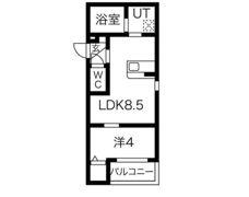 【IDC】パロス衣摺クリアス（パロスキズリクリアス）の間取り画像