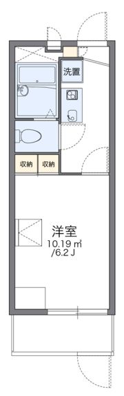 レオパレスKKS中宮の間取り画像