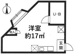 ハイツ福島の間取り画像