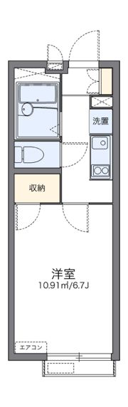 レオパレスサンフラワーの間取り画像