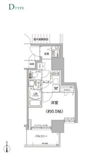 エスリード新大阪ザ・マークの間取り画像