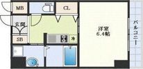 クレビオス難波EASTの間取り画像