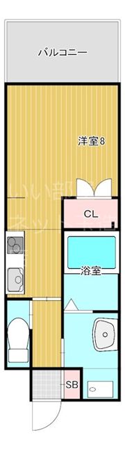 すみれハイツの間取り画像