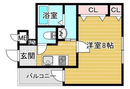 フジパレス千林大宮の間取り画像
