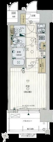 レジュールアッシュ塚本IIの間取り画像