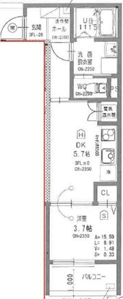 EIJU Tsukamotoの間取り画像