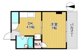 マンション笹倉の間取り画像