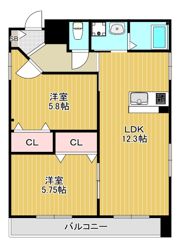 中山ハイツの間取り画像