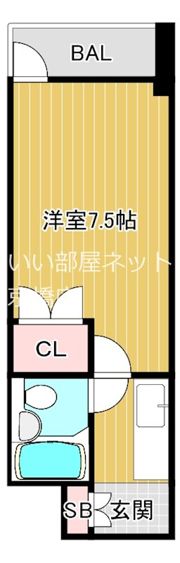 エクセレント中道の間取り画像