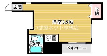 ハイツ大東の間取り画像