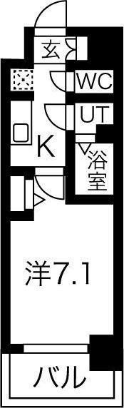 ファステート難波WESTパークの間取り画像