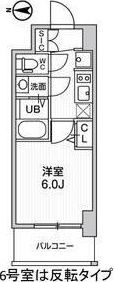 gm難波ウエストD.C.の間取り画像