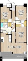 CITY SPIRE桜川IIの間取り画像