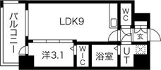 エスグランデ難波グランツ（旧:ミラージュパレス難波グランツ）の間取り画像