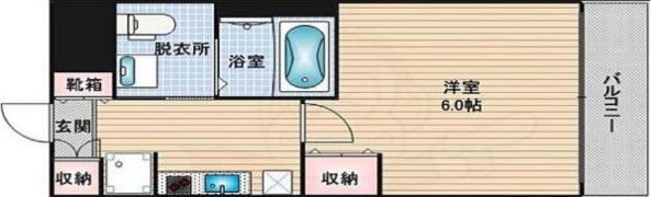 エステムプラザ難波WESTIIプレディアの間取り画像