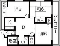 フローライト桜川の間取り画像