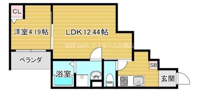 フィノ森小路の間取り画像
