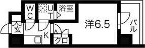 エスリードレジデンス大阪難波の間取り画像