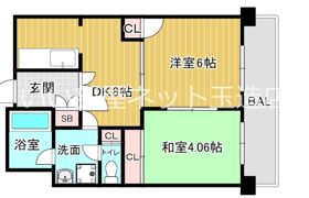 サニーハイツ三番館の間取り画像