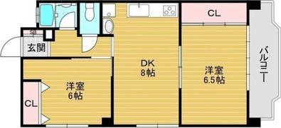 ツダフラットの間取り画像