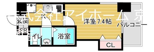 Luxe鶴見の間取り画像