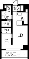 アイボリーポワント難波WESTの間取り画像