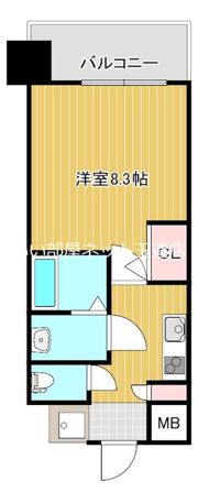 S-RESIDENCE緑橋駅前の間取り画像
