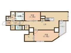 LaLuce長堀通の間取り画像