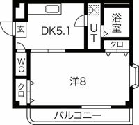 レジスコート今津中の間取り画像